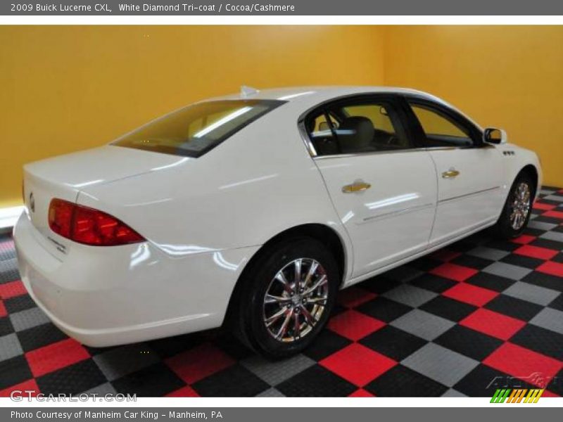 White Diamond Tri-coat / Cocoa/Cashmere 2009 Buick Lucerne CXL