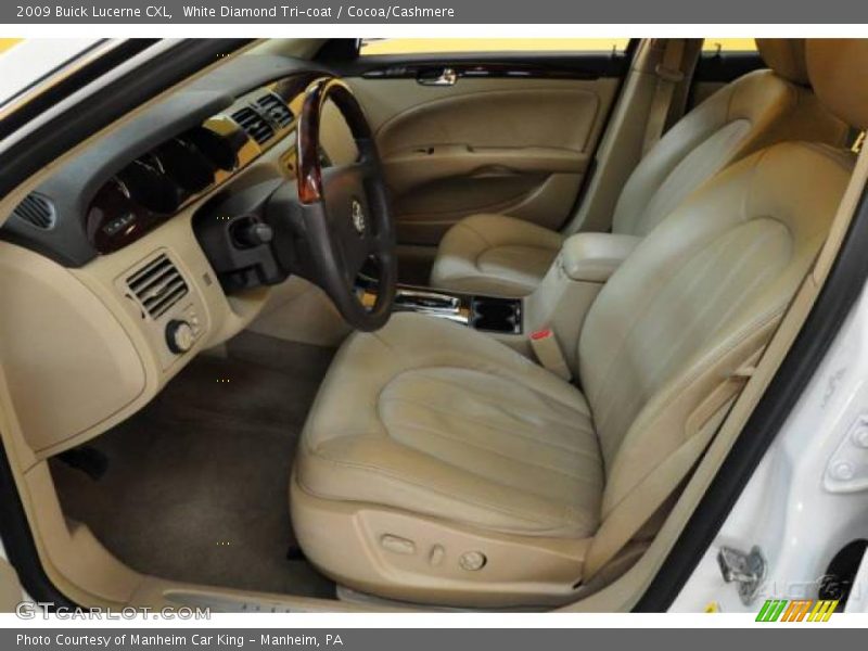 White Diamond Tri-coat / Cocoa/Cashmere 2009 Buick Lucerne CXL