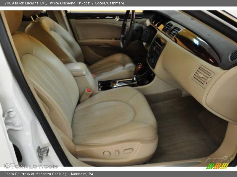 White Diamond Tri-coat / Cocoa/Cashmere 2009 Buick Lucerne CXL