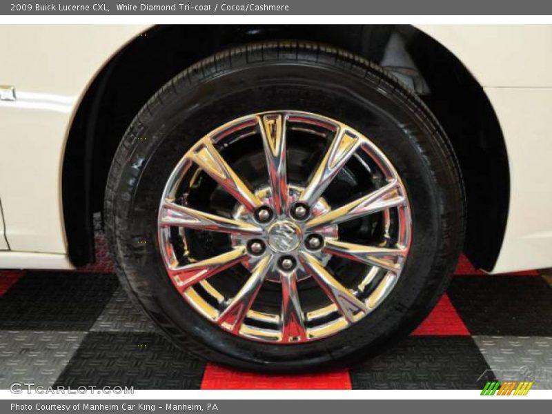 White Diamond Tri-coat / Cocoa/Cashmere 2009 Buick Lucerne CXL