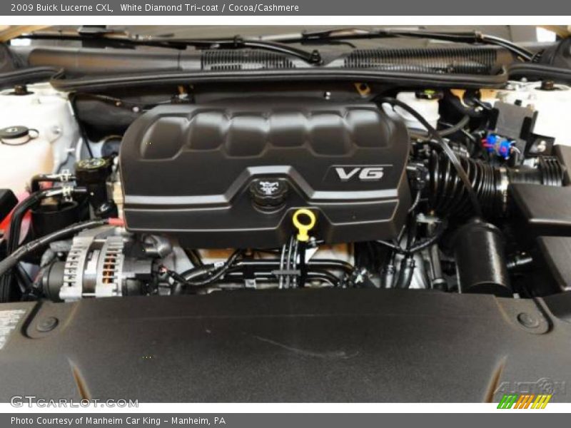 White Diamond Tri-coat / Cocoa/Cashmere 2009 Buick Lucerne CXL