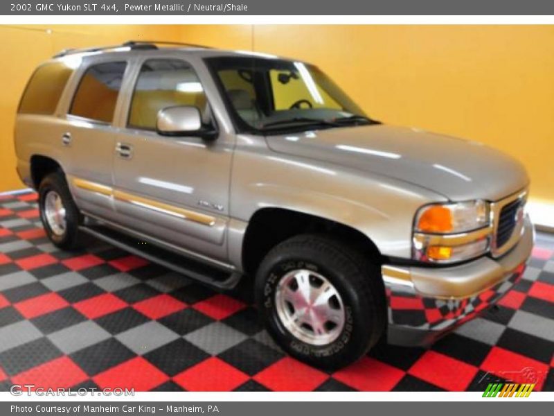 Pewter Metallic / Neutral/Shale 2002 GMC Yukon SLT 4x4