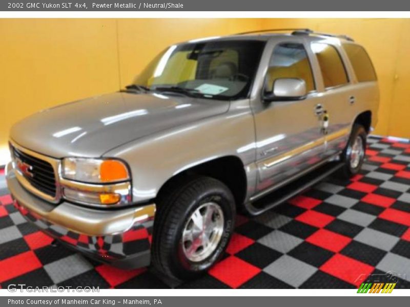 Pewter Metallic / Neutral/Shale 2002 GMC Yukon SLT 4x4
