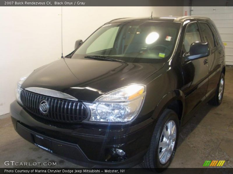 Black Onyx / Gray 2007 Buick Rendezvous CX