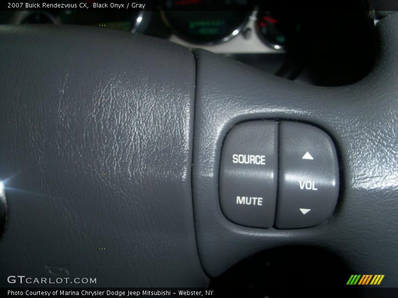 Black Onyx / Gray 2007 Buick Rendezvous CX
