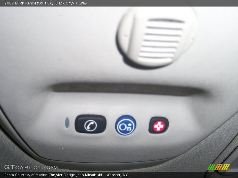 Black Onyx / Gray 2007 Buick Rendezvous CX