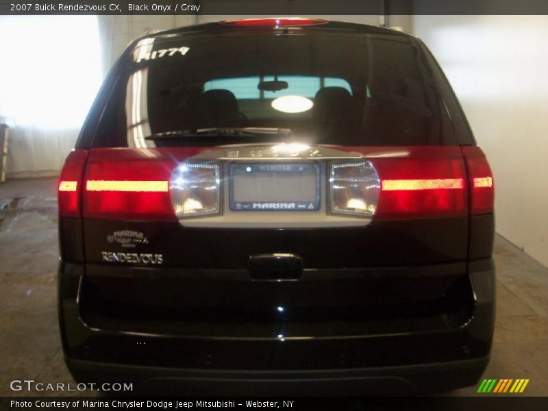 Black Onyx / Gray 2007 Buick Rendezvous CX