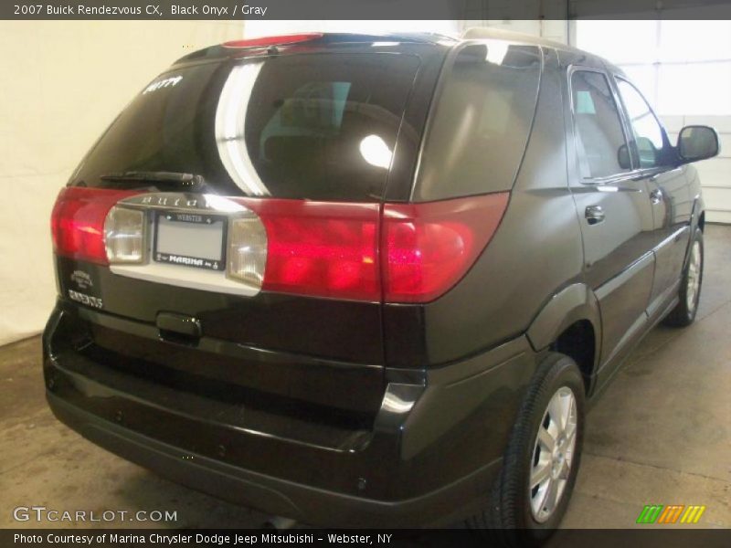 Black Onyx / Gray 2007 Buick Rendezvous CX