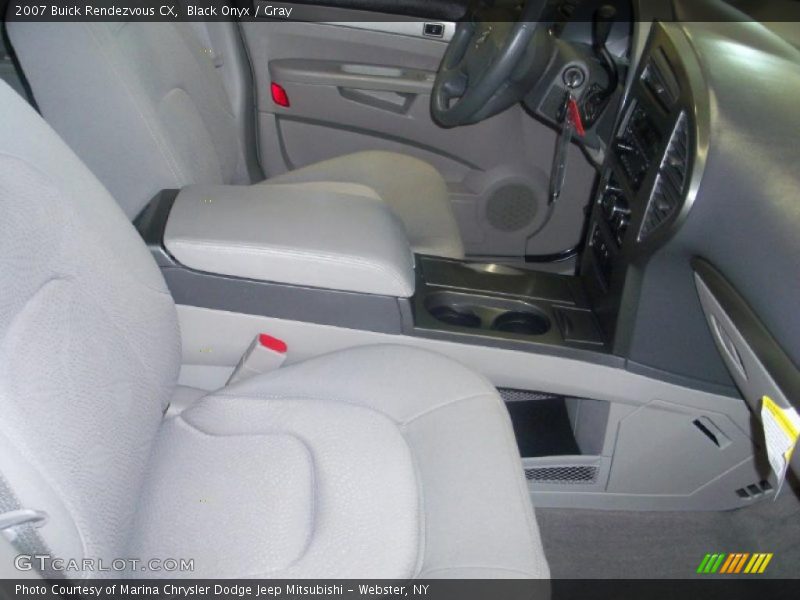 Black Onyx / Gray 2007 Buick Rendezvous CX