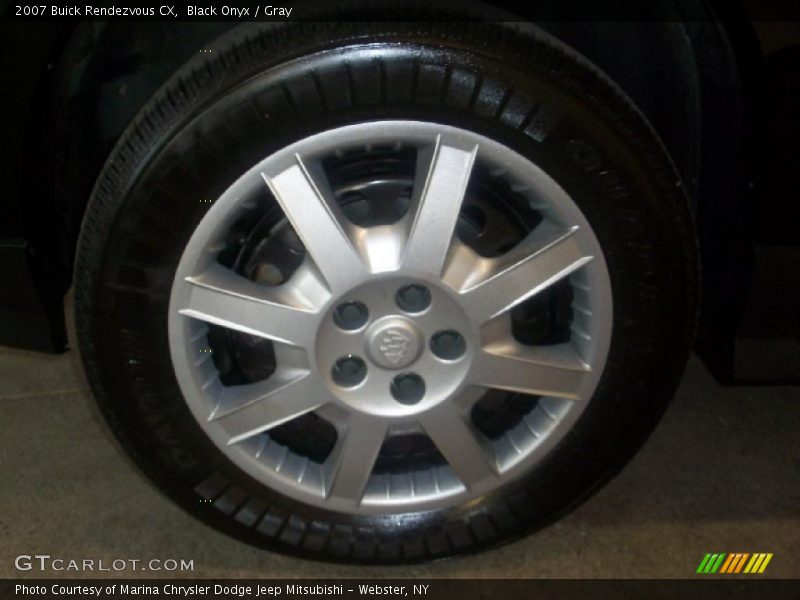 Black Onyx / Gray 2007 Buick Rendezvous CX