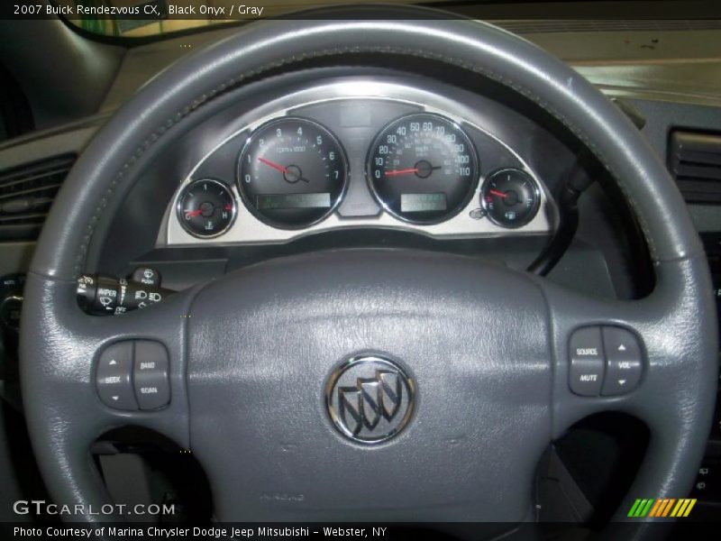 Black Onyx / Gray 2007 Buick Rendezvous CX
