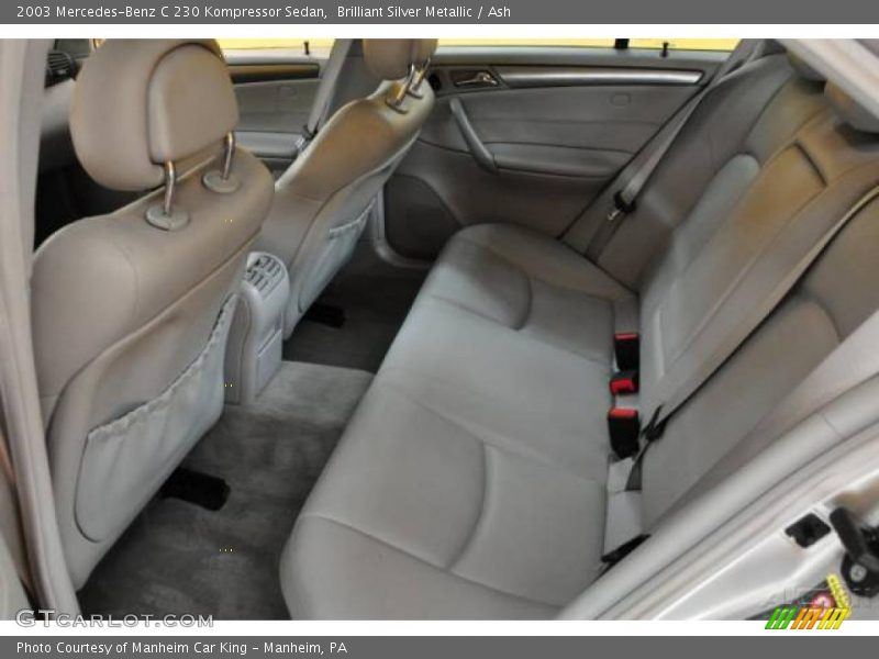Brilliant Silver Metallic / Ash 2003 Mercedes-Benz C 230 Kompressor Sedan