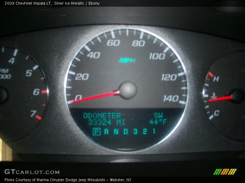 Silver Ice Metallic / Ebony 2009 Chevrolet Impala LT