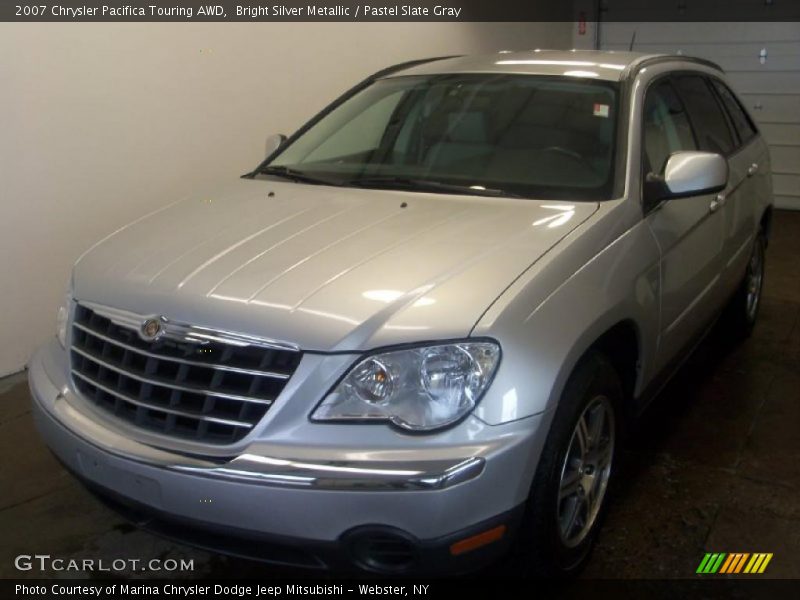 Bright Silver Metallic / Pastel Slate Gray 2007 Chrysler Pacifica Touring AWD