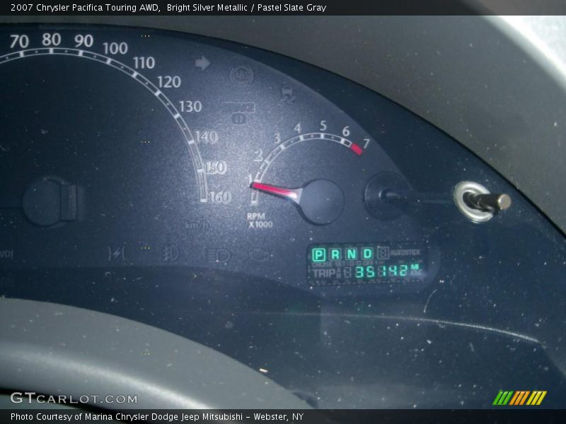 Bright Silver Metallic / Pastel Slate Gray 2007 Chrysler Pacifica Touring AWD