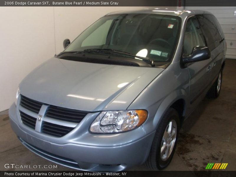 Butane Blue Pearl / Medium Slate Gray 2006 Dodge Caravan SXT