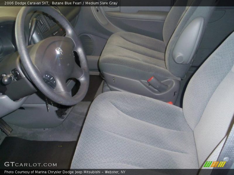 Butane Blue Pearl / Medium Slate Gray 2006 Dodge Caravan SXT