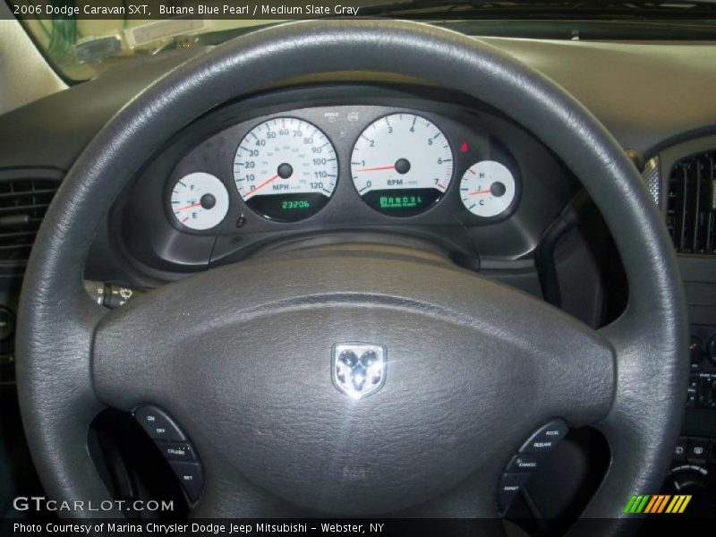 Butane Blue Pearl / Medium Slate Gray 2006 Dodge Caravan SXT