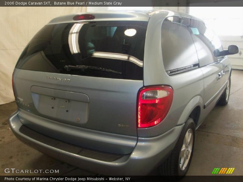 Butane Blue Pearl / Medium Slate Gray 2006 Dodge Caravan SXT