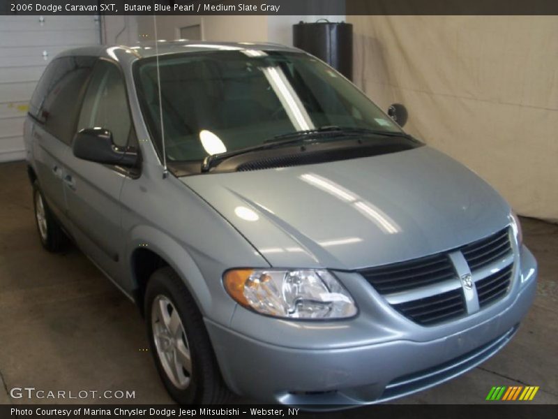Butane Blue Pearl / Medium Slate Gray 2006 Dodge Caravan SXT
