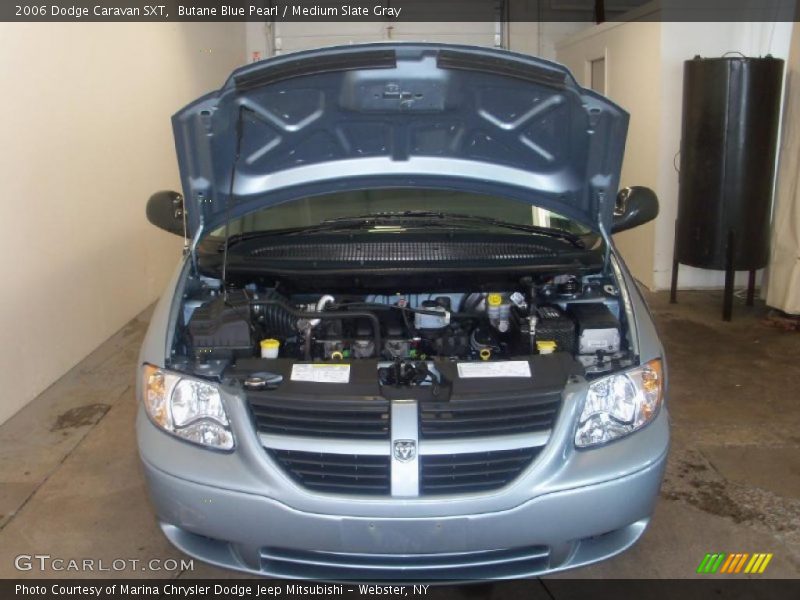 Butane Blue Pearl / Medium Slate Gray 2006 Dodge Caravan SXT