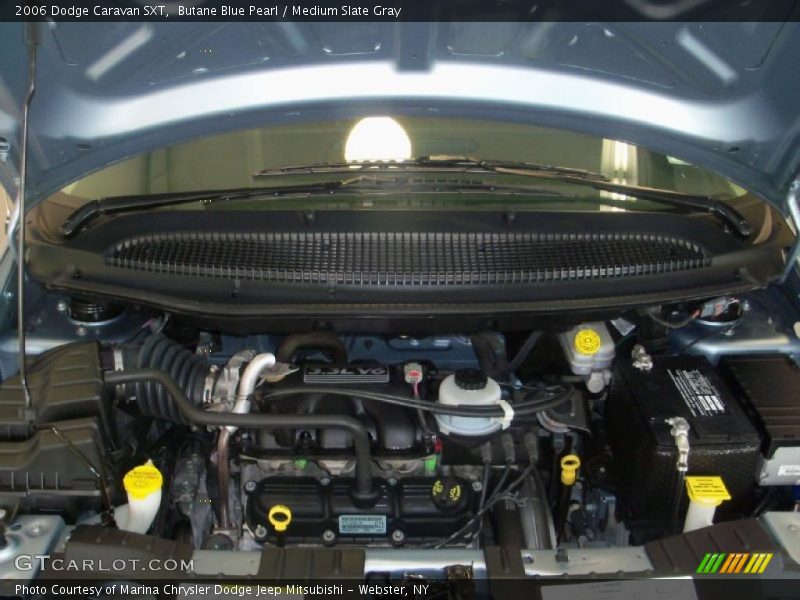 Butane Blue Pearl / Medium Slate Gray 2006 Dodge Caravan SXT
