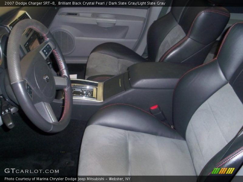 Brilliant Black Crystal Pearl / Dark Slate Gray/Light Slate Gray 2007 Dodge Charger SRT-8