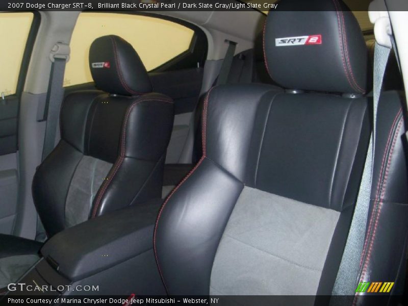 Brilliant Black Crystal Pearl / Dark Slate Gray/Light Slate Gray 2007 Dodge Charger SRT-8