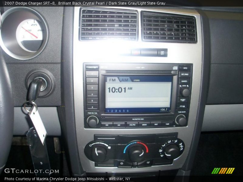 Brilliant Black Crystal Pearl / Dark Slate Gray/Light Slate Gray 2007 Dodge Charger SRT-8