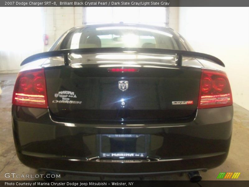 Brilliant Black Crystal Pearl / Dark Slate Gray/Light Slate Gray 2007 Dodge Charger SRT-8