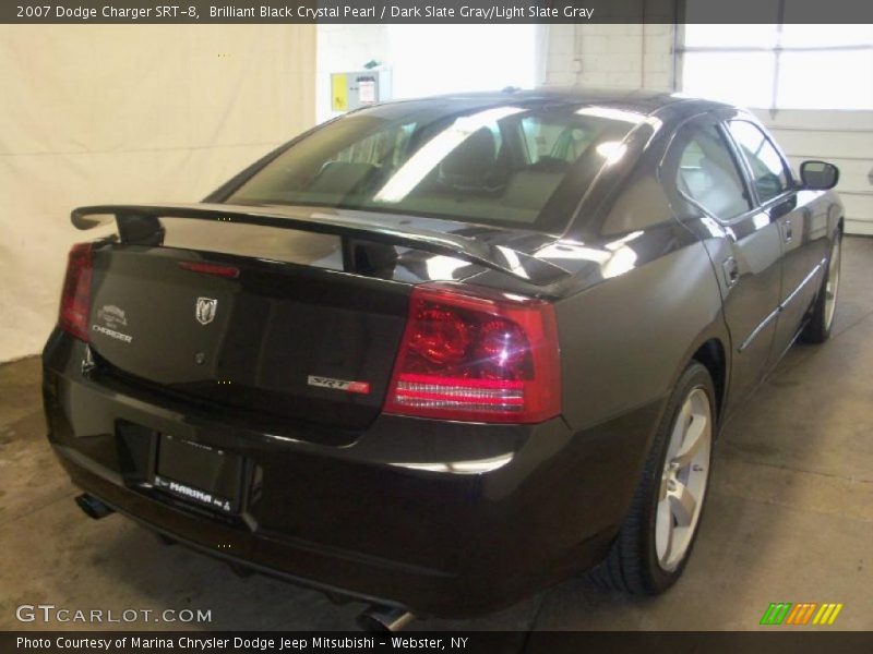 Brilliant Black Crystal Pearl / Dark Slate Gray/Light Slate Gray 2007 Dodge Charger SRT-8