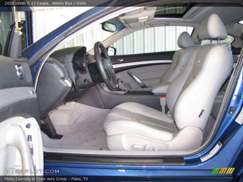 Athens Blue / Stone 2008 Infiniti G 37 Coupe