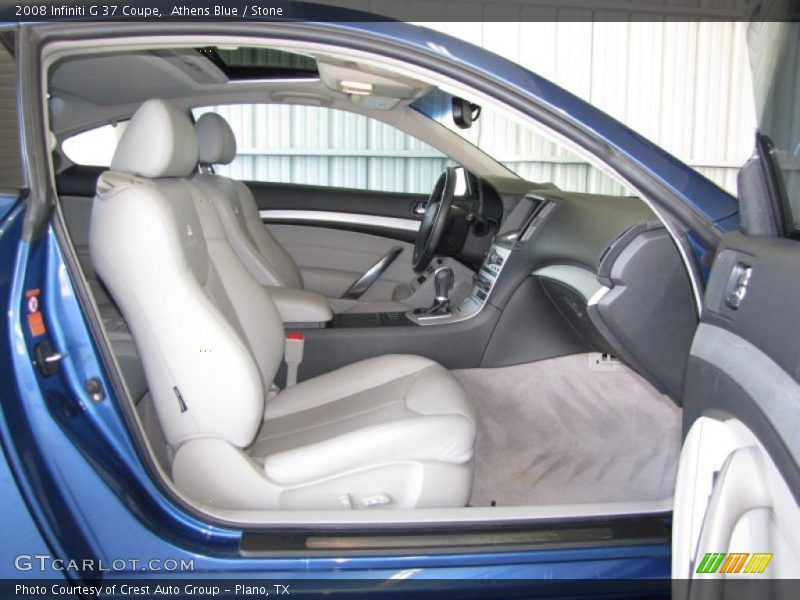 Athens Blue / Stone 2008 Infiniti G 37 Coupe