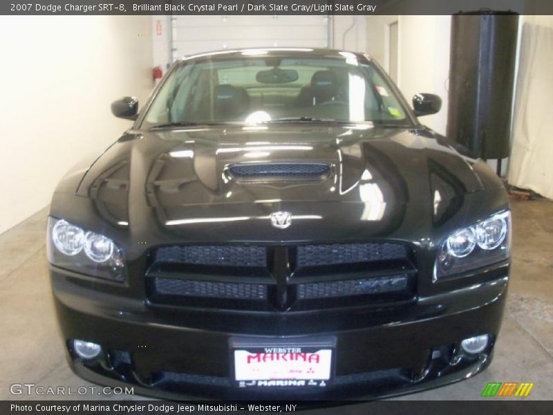 Brilliant Black Crystal Pearl / Dark Slate Gray/Light Slate Gray 2007 Dodge Charger SRT-8