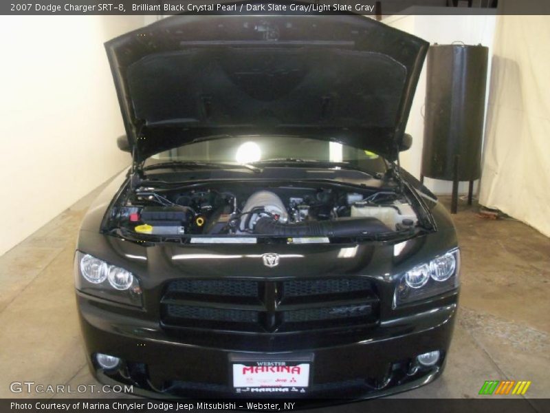 Brilliant Black Crystal Pearl / Dark Slate Gray/Light Slate Gray 2007 Dodge Charger SRT-8
