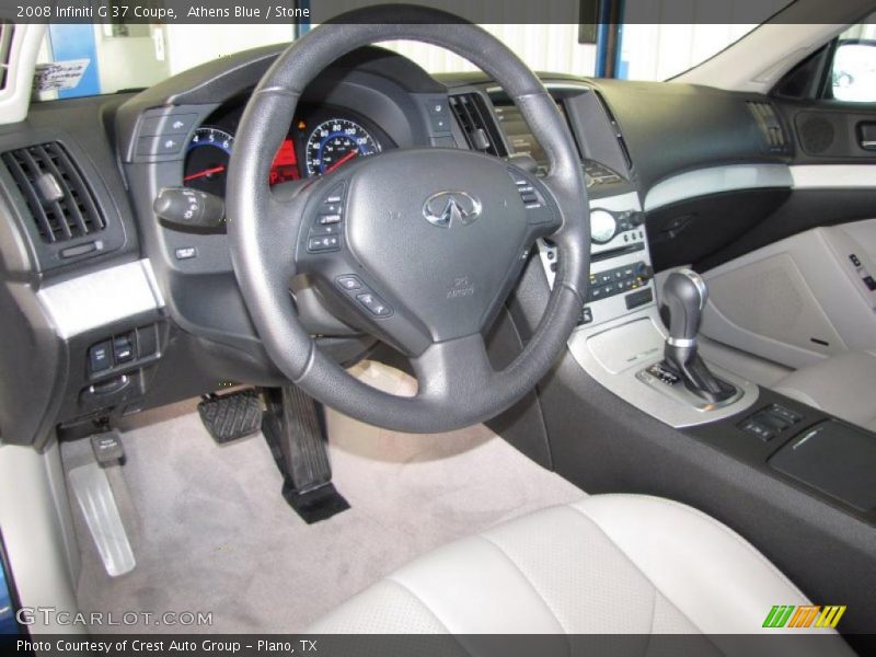 Athens Blue / Stone 2008 Infiniti G 37 Coupe