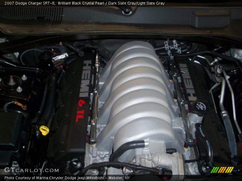 Brilliant Black Crystal Pearl / Dark Slate Gray/Light Slate Gray 2007 Dodge Charger SRT-8