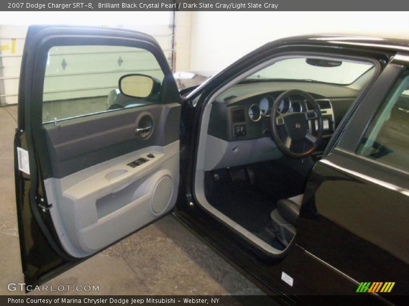 Brilliant Black Crystal Pearl / Dark Slate Gray/Light Slate Gray 2007 Dodge Charger SRT-8