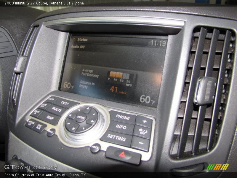 Athens Blue / Stone 2008 Infiniti G 37 Coupe