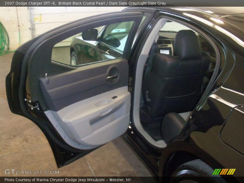 Brilliant Black Crystal Pearl / Dark Slate Gray/Light Slate Gray 2007 Dodge Charger SRT-8
