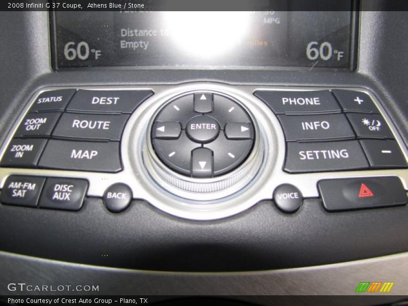 Athens Blue / Stone 2008 Infiniti G 37 Coupe