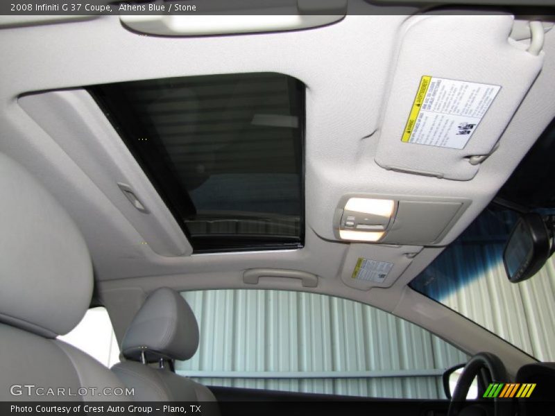Athens Blue / Stone 2008 Infiniti G 37 Coupe