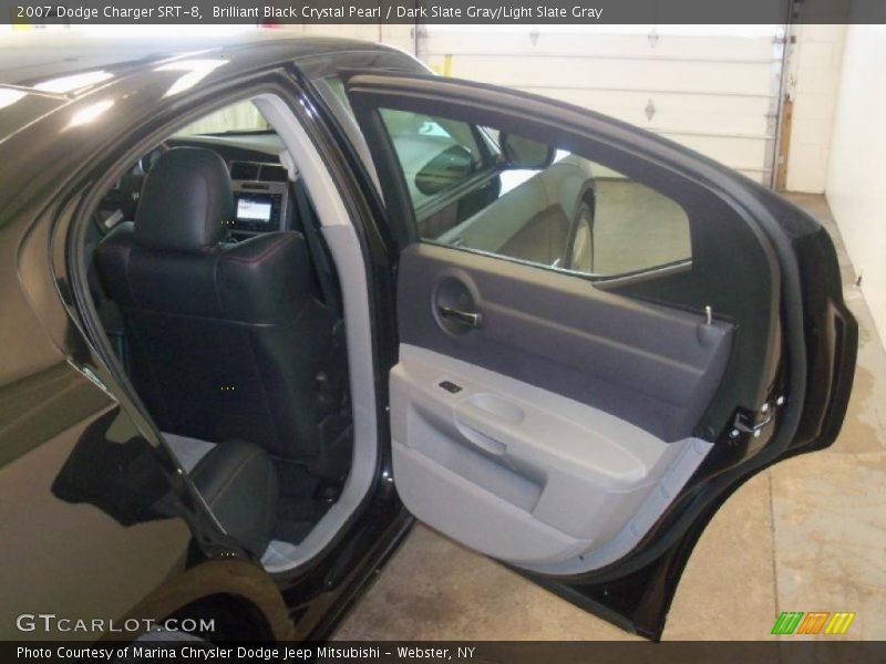 Brilliant Black Crystal Pearl / Dark Slate Gray/Light Slate Gray 2007 Dodge Charger SRT-8