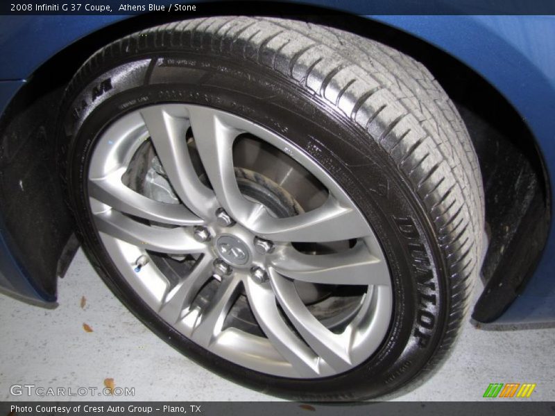 Athens Blue / Stone 2008 Infiniti G 37 Coupe