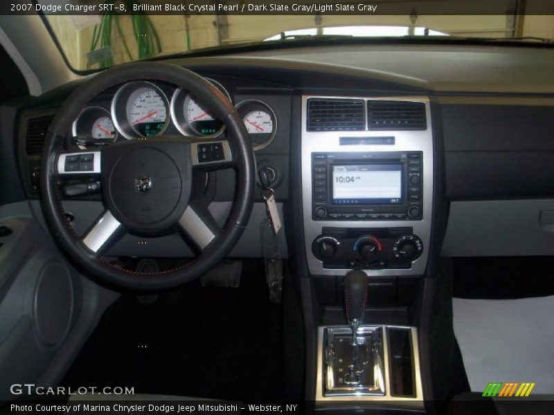 Brilliant Black Crystal Pearl / Dark Slate Gray/Light Slate Gray 2007 Dodge Charger SRT-8
