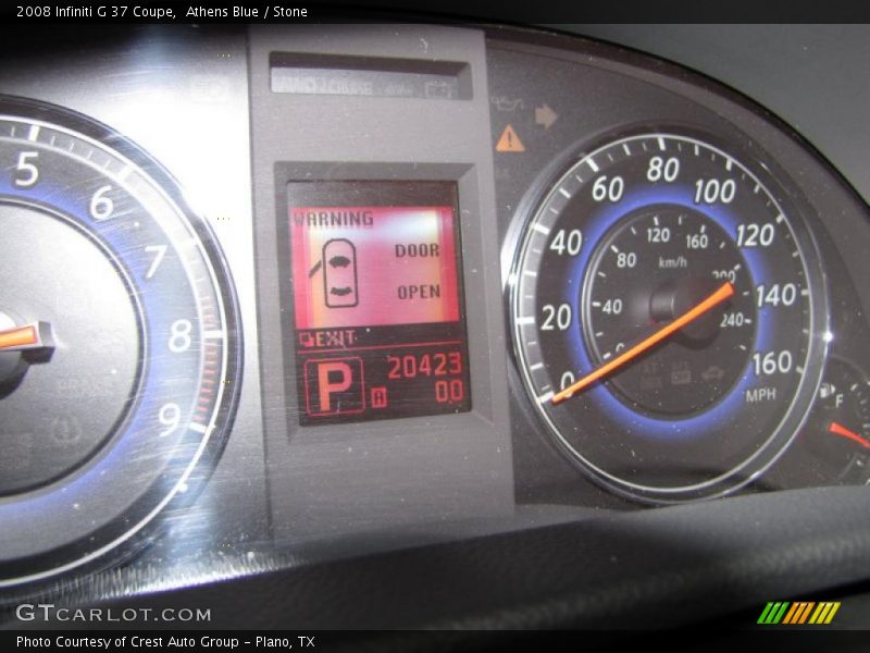Athens Blue / Stone 2008 Infiniti G 37 Coupe
