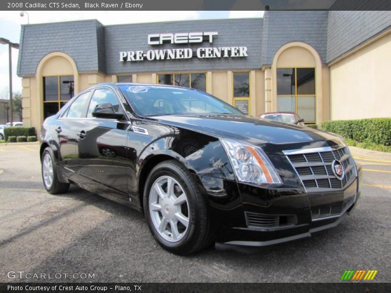 Black Raven / Ebony 2008 Cadillac CTS Sedan