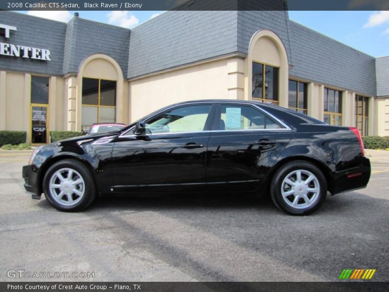 Black Raven / Ebony 2008 Cadillac CTS Sedan