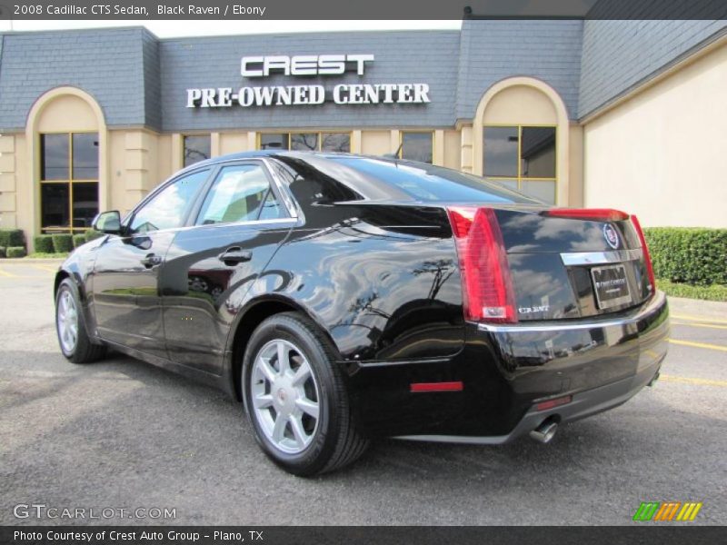 Black Raven / Ebony 2008 Cadillac CTS Sedan