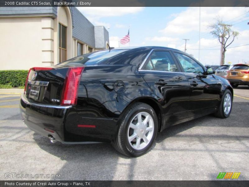 Black Raven / Ebony 2008 Cadillac CTS Sedan